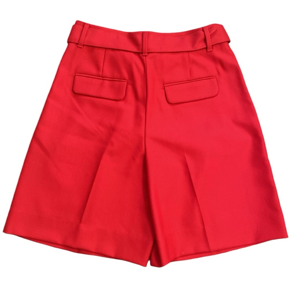 Banana Republic Italian Wool Red Sunset Bermuda Shorts - Picture 8 of 11